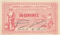 Algeria 50 Cents - Chambre de commerce of Philippeville - 29-12-1917 - Série B.3