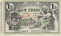 Algérie 1 Franc - Chambre de commerce de Bône - 13-09-1921 - Série O