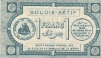 Algérie 1 Franc - Chambre de commerce de Bougie-Sétif - 17-04-1915 - Série 161