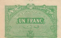 Algérie 1 Franc - Chambre de commerce de Constantine - 12-10-1921 - Série B.19