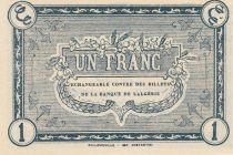 Algérie 1 Franc - Chambre de commerce de Constantine - 20-11-1922- Série E.6