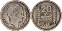 Algérie 20 Francs République Française - Turin 1949