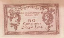 Algérie 50 Centimes - Chambre de commerce de Bône - 30-07-1919 - Série B