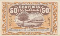 Algérie 50 Centimes - Chambre de commerce de Bougie-Sétif - 09-03-1918 - Série A.18