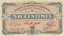 Algérie 50 Centimes - Chambre de commerce de Constantine - 07-11-1916 - Série AF.31