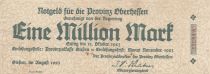 Allemagne 1 000 000 Mark - Oberhessen - N.16515 - 1923