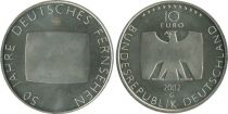 Allemagne 10 Euros Télévision allemande - 2002 - Lettre G Karlsruhe - Argent