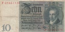 Allemagne 10 Reichsmark - Albrecht D. Thaer - Série F - 1929 - P.180a