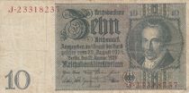 Allemagne 10 Reichsmark - Albrecht D. Thaer - Série J - 1929 - P.180a