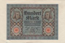 Allemagne 100 Mark - Cavalier de Bamberg - 8 digit - 1920 - Série M - P.69b