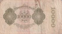 Allemagne 10000 mark - Portrait par Albrecht Dürer - Reichsbanknote - Série 3b