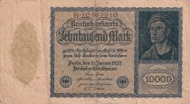 Allemagne 10000 mark - Portrait par Albrecht Dürer - Reichsbanknote - Série B - 1922