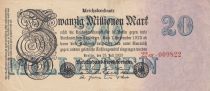 Allemagne 20 Millionen mark - Reichsbanknote - Série 22AF - 1923