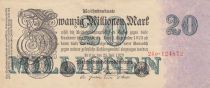 Allemagne 20 Millionen mark - Reichsbanknote - Série 24p 8 digit - 1923