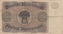 Allemagne 50 Rentenmark - Freiherr vom Stein - 06-07-1934