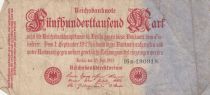 Allemagne 500 000 mark - Reichsbanknote - Série 16B - 1923