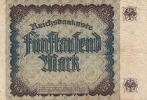 Allemagne 5000 Mark  - Portrait Marchand Imhof - Série J-HG - 1922