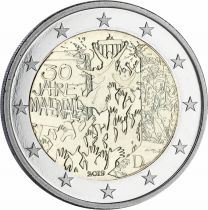 Allemagne LOT 5 X 2 Euros Commémo. Allemagne 2019 - 30 ans du Chute de Mur de Berlin (5 ateliers)