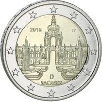 Allemagne Lot de 5 x 2 Euros Commémo. 2016 - Saxe (les 5 ateliers)