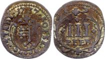 Allemagne Ville libre de Soest - 3 Pfennig - 1737