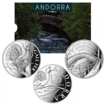 Andorra Blister 2 X 1.25 euro 2023 - Capercaillie and San Antoni de la Grella Bridge