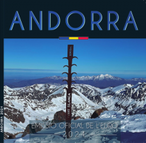 Andorra BU Euro 2024 box set - Font Blanca