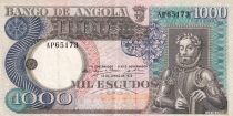 Angola 1000 Escudos - L. de Camoes - Cascade - 10-06-1973 - Série AP