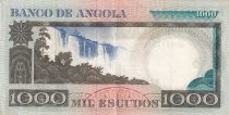 Angola 1000 Escudos - L. de Camoes - Cascade - 10-06-1973 - Série AP