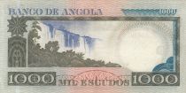 Angola 1000 Escudos - L. de Camoes - Cascade - 10-06-1973 - Série AQ