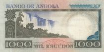 Angola 1000 Escudos - L. de Camoes - Cascade - 10-06-1973 - Série AS