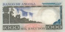 Angola 1000 Escudos - L. de Camoes - Cascade - 10-06-1973 - Série AT