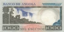 Angola 1000 Escudos - L. de Camoes - Cascade - 10-06-1973 - Série AZ