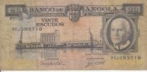 Angola 20 Escudos - Américo Tomas - Port of Lobito - 10-06-1962 - Serial ZO