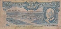 Angola 50 Escudos - Américo Tomas - Craveiro Lopes airport in Luanda - 10-06-1962 - Serial DV