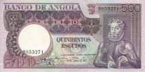 Angola 500 Escudos -  L. de Camoes - Rock  - 10-06-1973 - Serial BS