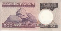 Angola 500 Escudos -  L. de Camoes - Rock  - 10-06-1973 - Serial BS