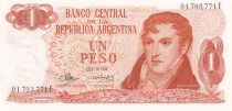 Argentina 1 Peso General Manuel Belgrano - Bariloche-Llao-Llao - Serial F