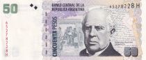 Argentina 50 Pesos - Domingo F. Sarmiento - House Office - ND (2014) -Serial H