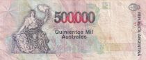 Argentina 500000 Australes, M. Manuel Quitana  - 1991 - Serial A