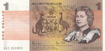 Australia 1 Dollar  Elizabeth II - Australia - 1983 - Serial DGZ