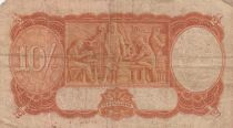 Australia 10 Shillings - George VI - Travailleurs - Serial F/22 - 1939