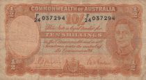 Australia 10 Shillings George VI - Workers - 1939