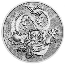 Australie Dragon - Mythes et légendes chinoises - 1 Once Argent 2021 AUSTRALIE