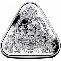 Australie Dragon d\'or - 1 Once Argent Triangle Australie 2020