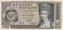 Austria 100 Schilling - Angelika Kauffmann - Serial CI - 1969 - P.145