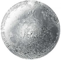 Austria 20 Euros - 50 years Moon landing - Silver Proof - 2019