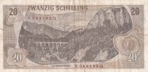 Austria 20 schilling - Carl Ritter - Serial NQ - 1967 - P.142