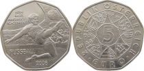 Austria 5 Euros - Soccer  - 2008 - Silver