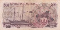 Austria 500 Schilling - Josef Ressel - Boat - Serial CG - 1965