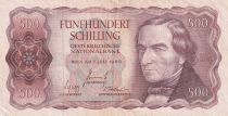 Austria 500 Schilling - Josef Ressel - Boat - Serial FD - 1965